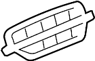 15860254 Fender Insert Emblem