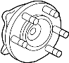 20980075 Wheel Bearing and Hub Assembly (Front)