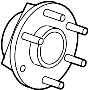 View Wheel Bearing and Hub Assembly (Front) Full-Sized Product Image