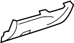 15856686 Instrument Panel Knee Bolster