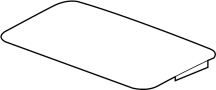 22815953 Sunroof Glass (Right, Front)