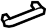 15278045 Body B-Pillar Trim Panel Cap (Upper)