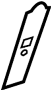 15236114 Seat Belt Height Adjuster Cover
