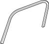 Image of Weatherstrip. (Front, Rear, Upper, Lower). Door Glass Seal. Door. image for your 2002 GMC Sierra 3500 6.0L Vortec V8 M/T RWD Base Extended Cab Pickup Fleetside 