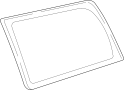 Image of Quarter Glass (Rear) image for your 2002 GMC Sierra 2500 HD 8.1L Vortec V8 A/T RWD SL Standard Cab Pickup Fleetside 