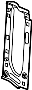 Image of Radiator Support Bracket (Upper, Lower) image for your 2019 Chevrolet Suburban    