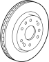 View Disc Brake Rotor (Front) Full-Sized Product Image