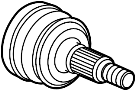View CV Joint Kit (Front) Full-Sized Product Image
