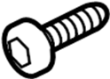 View Seat Belt Lap and Shoulder Belt Bolt (Upper, Lower) Full-Sized Product Image 1 of 7