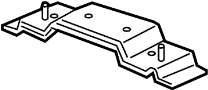 View Pan. Floor. REINFORCED. (Rear, Lower) Full-Sized Product Image