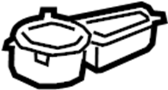 23101614 Seat Armrest Cup Holder