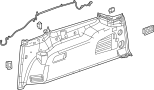 Interior Quarter Panel Trim Panel (Rear, Upper, Lower)