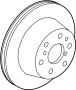 View Disc Brake Rotor (Rear) Full-Sized Product Image