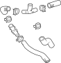View Engine Coolant Hose Full-Sized Product Image