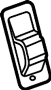 View Folding Seat Latch Release Handle Bezel Full-Sized Product Image