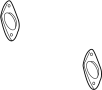 View Engine Water Pump Backing Plate Gasket.  Full-Sized Product Image