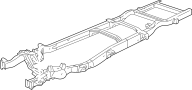 Image of Frame Assembly. image for your 2020 Chevrolet Express 3500 LS Extended Passenger Van 6.0L Vortec V8 FLEX A/T 