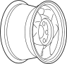 Image of Wheel image for your 1999 GMC Sierra 2500   