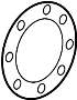 Image of Gasket. Hub. Axle. Shaft. Drive Axle Shaft Flange. image for your 2003 Chevrolet Express 2500 Base Extended Cargo Van 5.3L Vortec V8 A/T AWD 