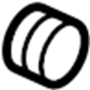 View Door Glass Spacer Full-Sized Product Image