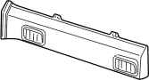 View Instrument Panel Air Duct Full-Sized Product Image