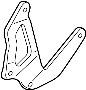 View Brace. Bracket. Alternator. (Rear) Full-Sized Product Image