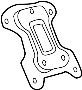 Image of Engine Mount Bracket (Front) image for your 2004 Chevrolet Suburban 1500 LS Sport Utility 5.3L Vortec V8 A/T 4WD 