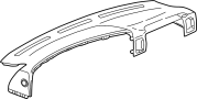 15176077 Panel. Instrument. Cover. Dash. Pad. (Upper)