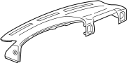 15833357 Panel. Cover. Instrument. Dash. Pad. (Upper)