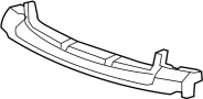 View Bumper Cover Support Rail (Front, Upper) Full-Sized Product Image