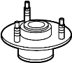 View Suspension Shock Absorber Mount (Front) Full-Sized Product Image