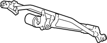 View Windshield Wiper Motor (Front) Full-Sized Product Image