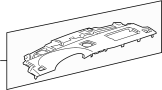View Panel. Instrument. Cover. Dash. Pad. (Upper) Full-Sized Product Image