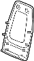View Seat Back Panel (Rear, Upper) Full-Sized Product Image