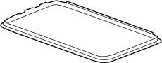 15884140 Lace. MOLDING. Sunroof Frame Seal. Sunroof Opening Trim.
