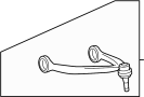 View Suspension Control Arm (Upper) Full-Sized Product Image