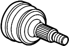 View CV Joint Kit (Front) Full-Sized Product Image