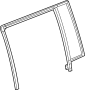 Vent Window Assembly (Rear). A complete vent window.