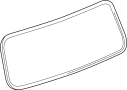 View Back Glass Weatherstrip Full-Sized Product Image 1 of 2