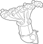 Image of MANIFOLD. image for your 2020 GMC Sierra 2500 HD Base Extended Cab Pickup Fleetside  