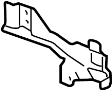 View Air Conditioning (A/C) Evaporator Core Bracket. Cowl Bracket.  Full-Sized Product Image