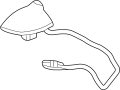 Image of Radio Antenna Base image for your 2023 Chevrolet Trailblazer LS Sport Utility  