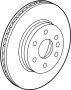 View Disc Brake Rotor (Front) Full-Sized Product Image 1 of 2