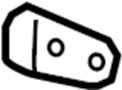 View Bracket. Fender. Uniside. (Front, Rear, Upper, Lower) Full-Sized Product Image