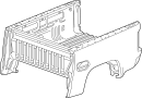 Image of Truck Bed Assembly image for your 2016 GMC Sierra 2500 HD Denali Crew Cab Pickup Fleetside 6.0L Vortec V8 FLEX A/T 4WD 