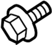 View Engine Crankshaft Pulley Bolt Full-Sized Product Image