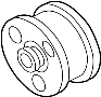 Image of Power Steering Pump Pulley image for your 2001 GMC Sonoma SLS Standard Cab Pickup Fleetside  