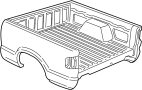 Image of Truck Bed Assembly image for your 2016 GMC Sierra 2500 HD Denali Crew Cab Pickup Fleetside 6.0L Vortec V8 CNG A/T 4WD 