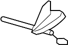 View Antenna. Radio. Mast. GPS Assembly.  Full-Sized Product Image