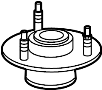 View Suspension Shock Absorber Mount (Front) Full-Sized Product Image